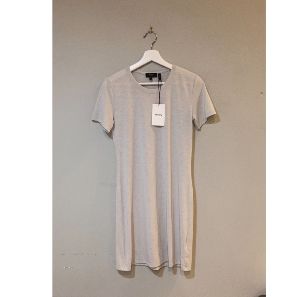 Theory Cherry B2 Dress in Light Grey- S,L
